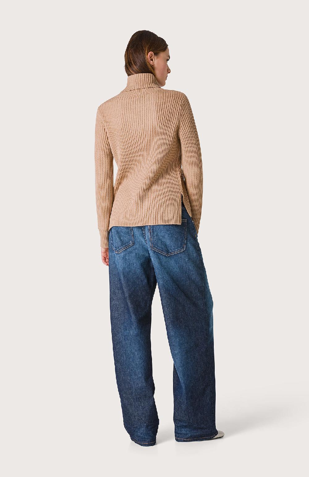 Seventy Maglioncino Dolcevita A Coste - Col. Neutro