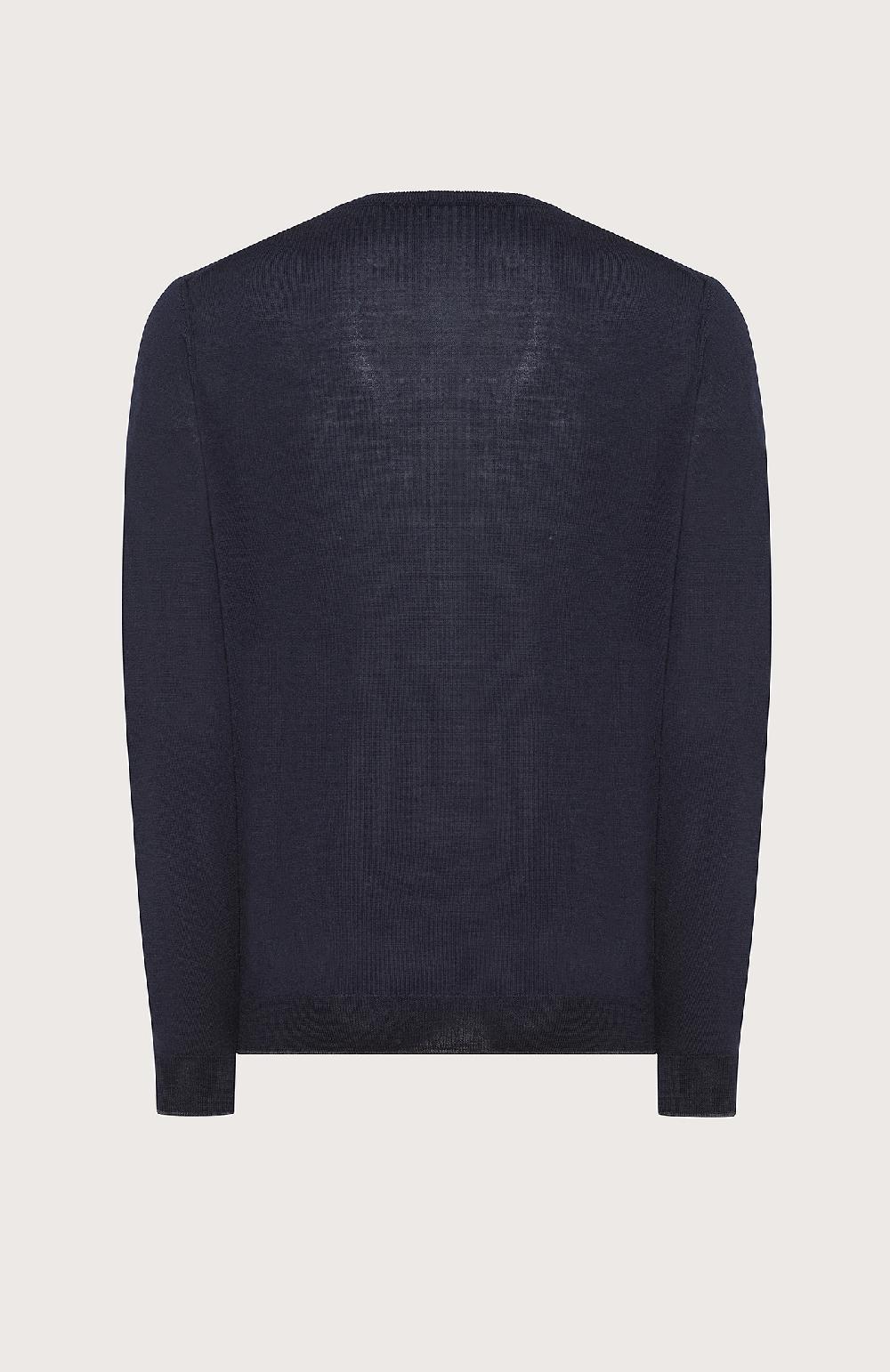 Seventy Maglioncino Girocollo In Lana F.14 - Col. Blu