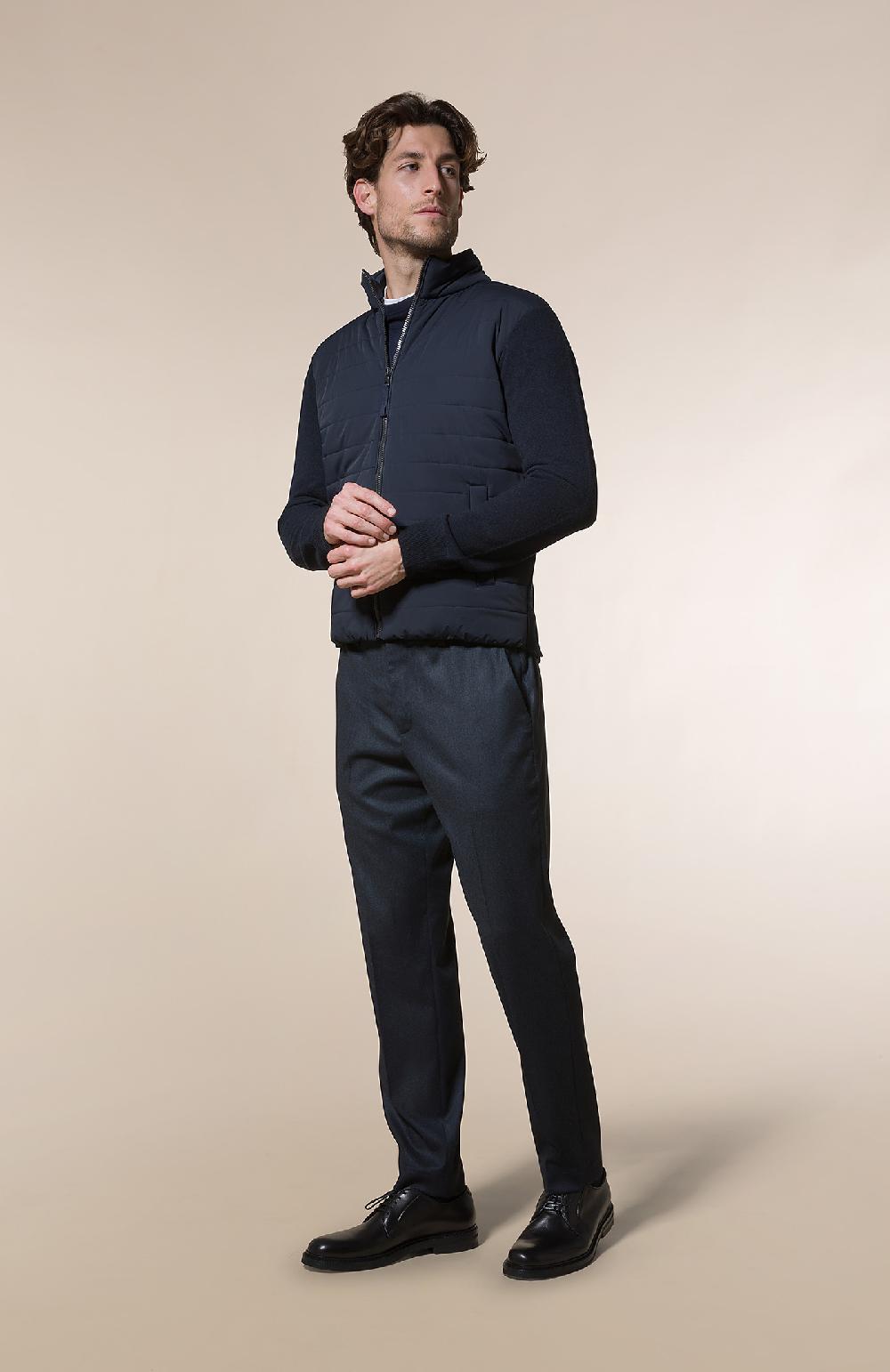 Seventy Maglioncino Girocollo In Lana F.14 - Col. Blu