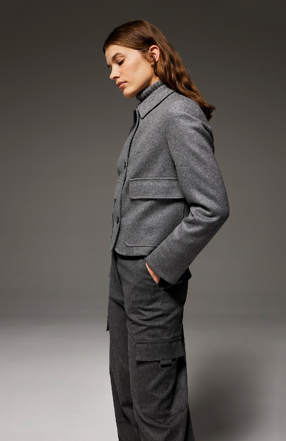 Seventy Maglione Cashmere A Collo Alto - Col. Grigio