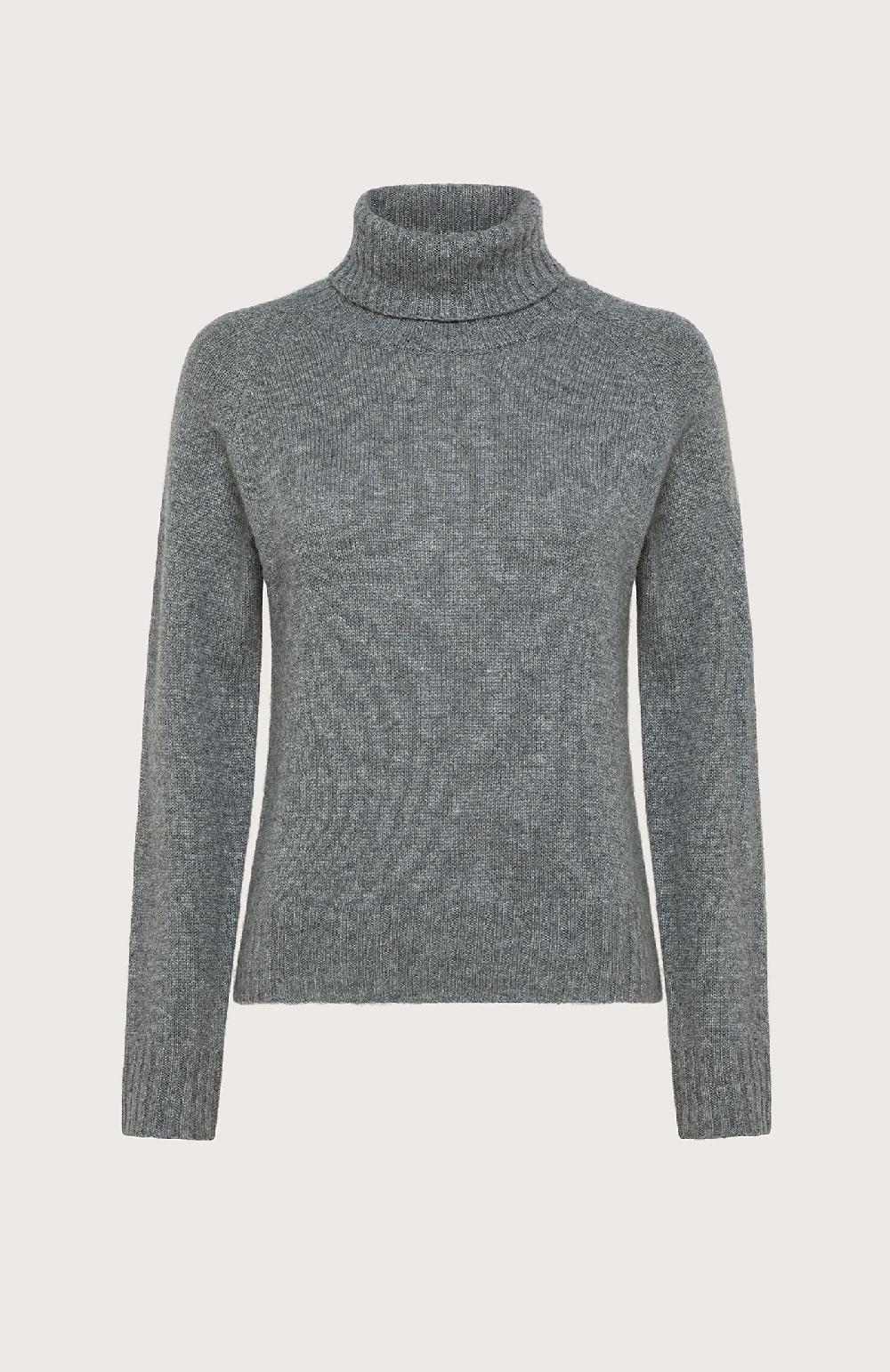Seventy Maglione cashmere a collo alto - Col. Grigio
