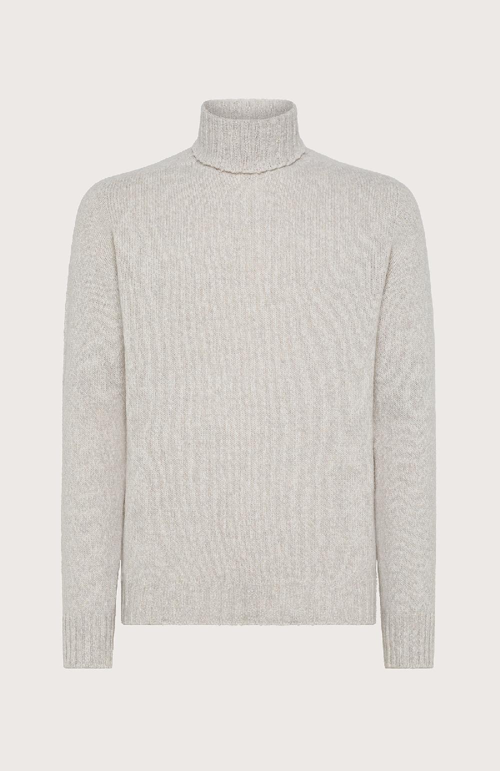 Seventy Maglione collo alto in mouliné - Col. Neutro