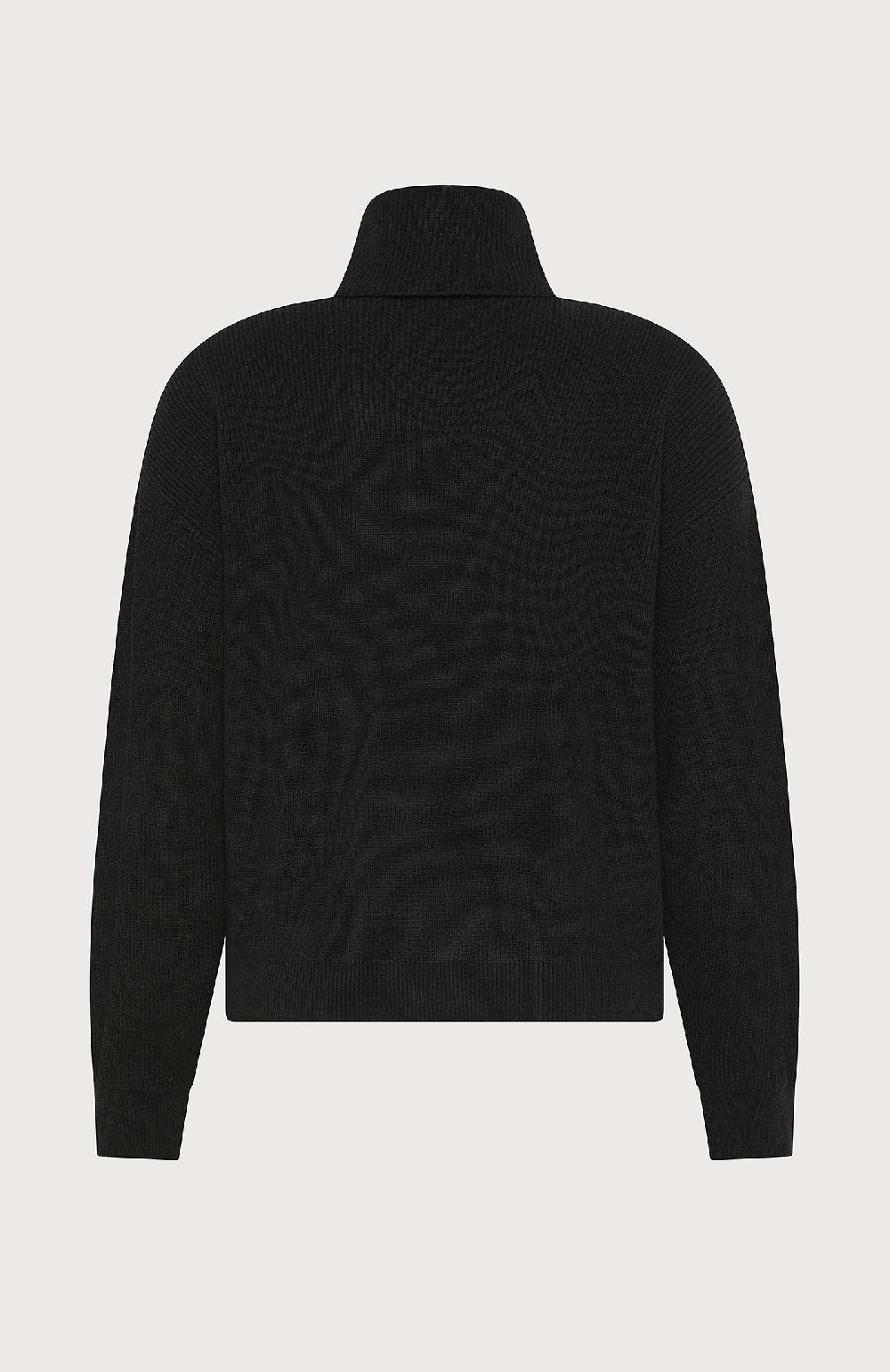 Seventy Maglione Collo Alto Misto Lana - Col. Nero