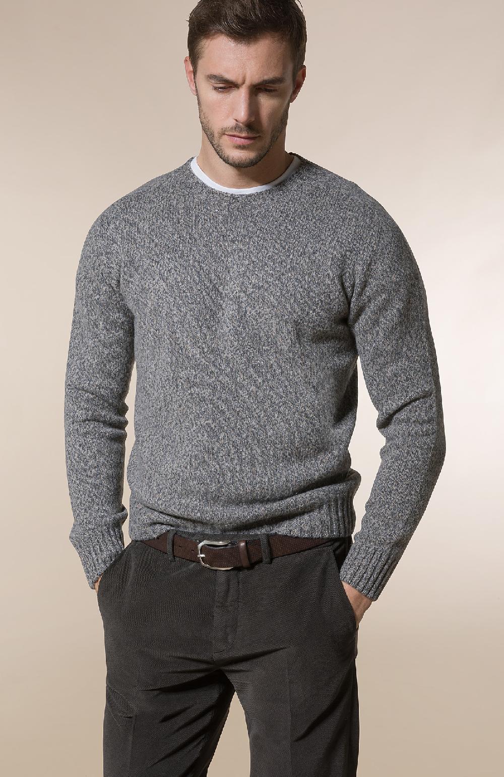 Seventy Maglione Girocollo Moulinè F.7 - Col. Neutro