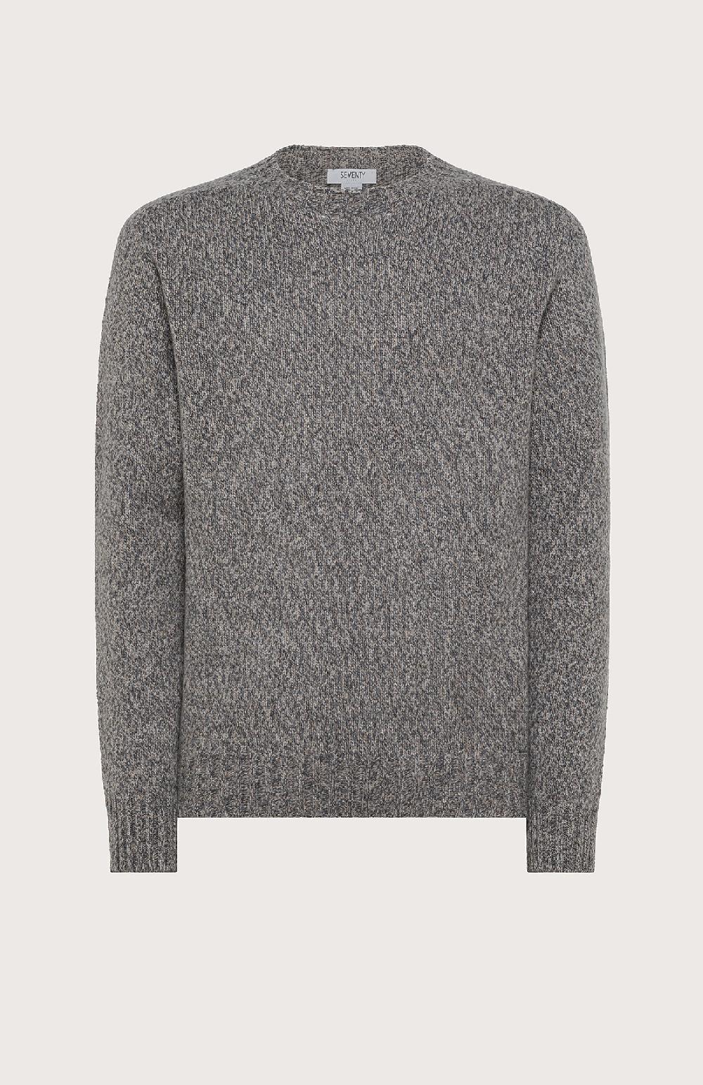 Seventy Maglione girocollo moulinè f.7 - Col. Neutro