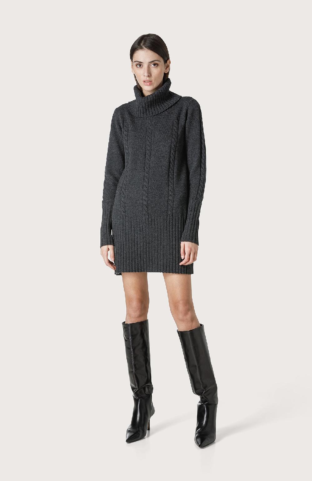 Seventy Maxi Maglione A Trecce Piazzate - Col. Grigio