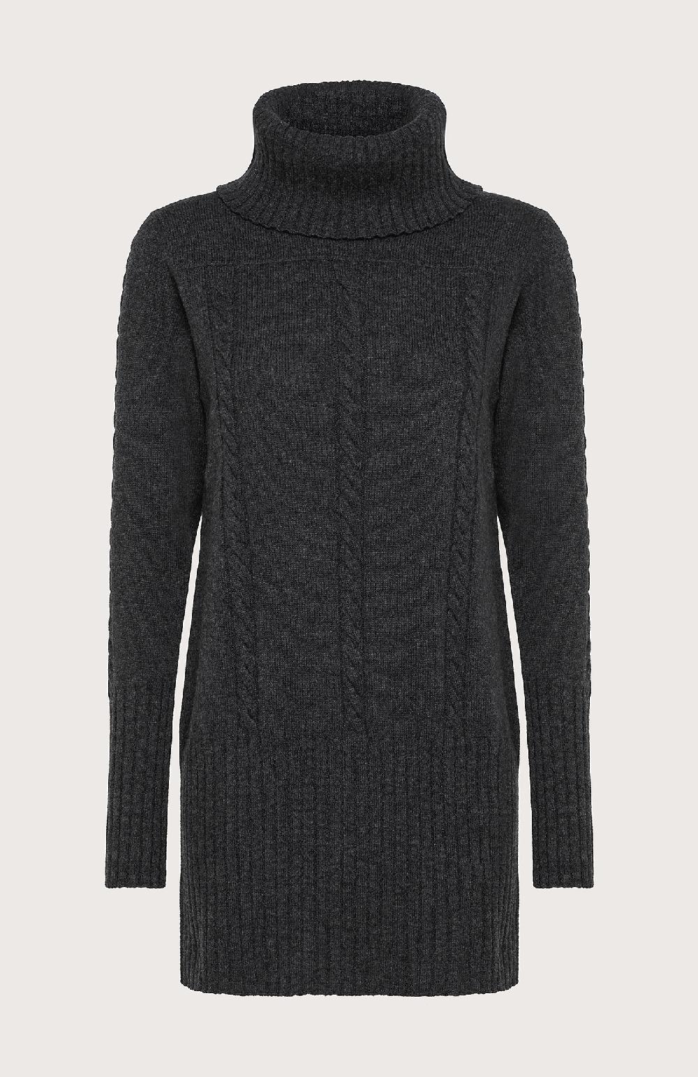 Seventy Maxi maglione a trecce piazzate - Col. Grigio