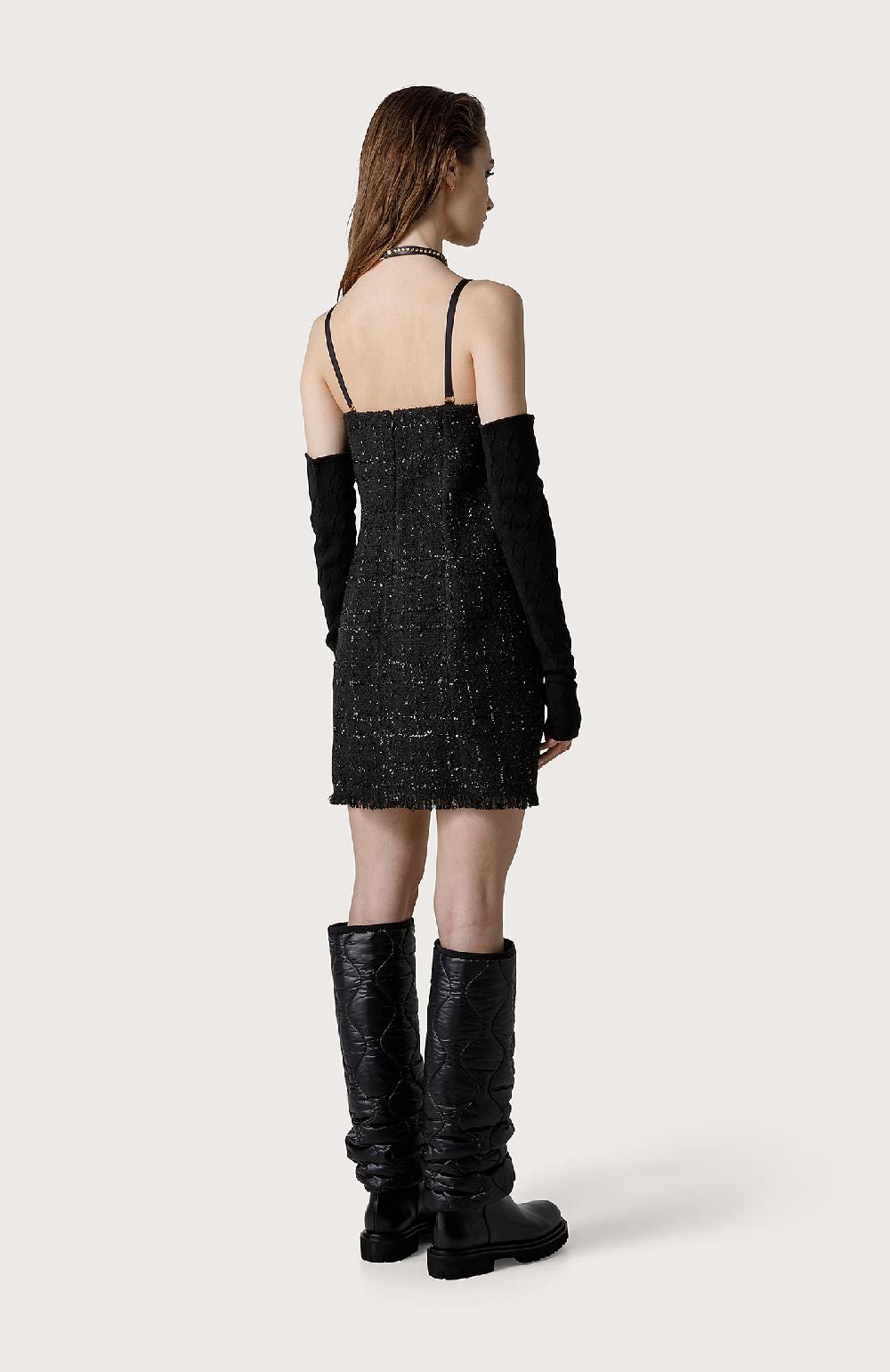 Seventy Mini Abito Scollato - Col. Nero