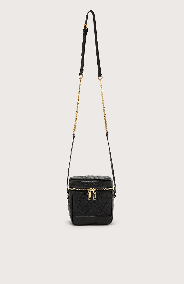 Seventy Mini borsa secchiello squadrato - Col. Nero