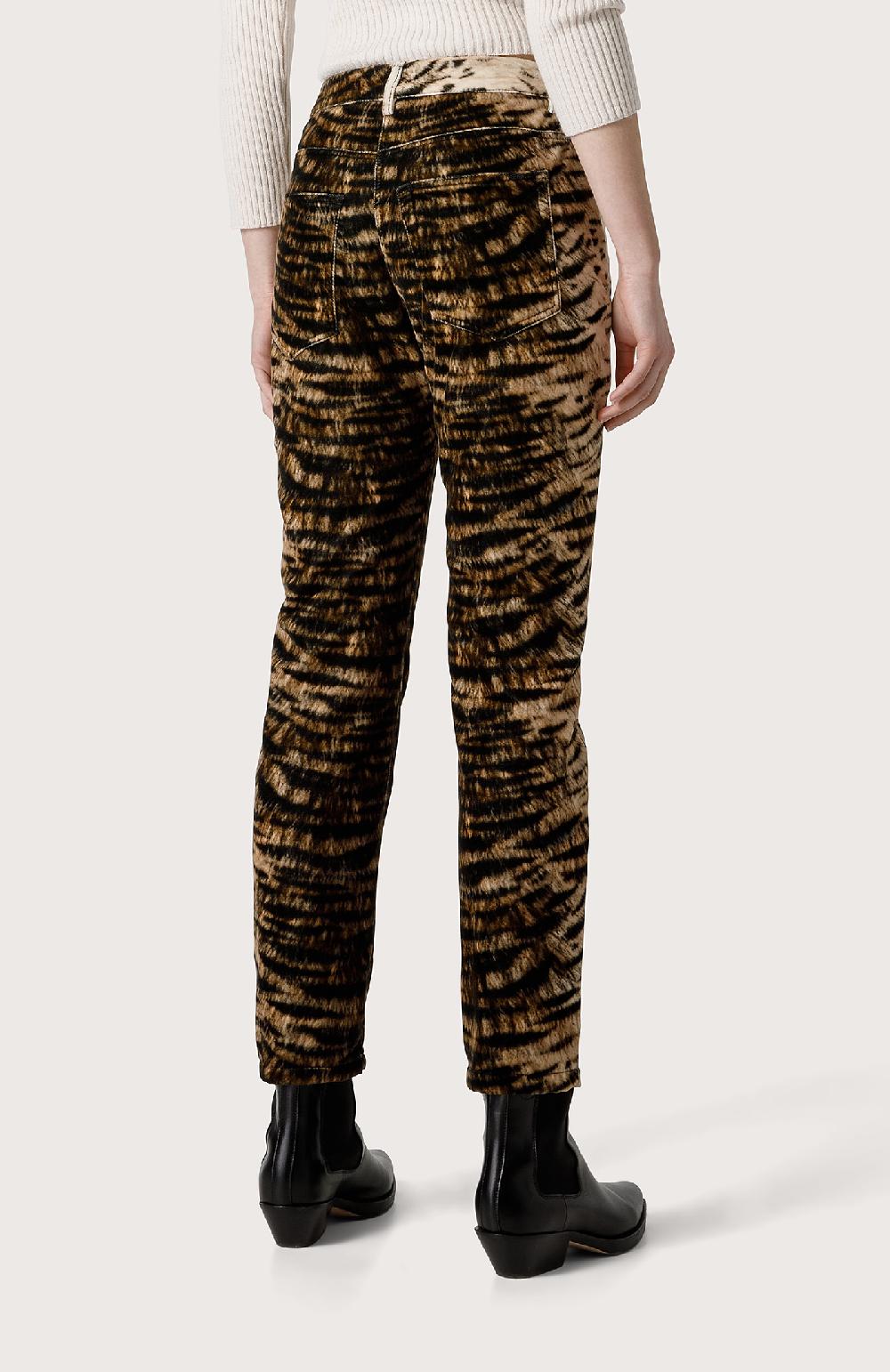 Seventy Pantalone 5 Tasche Animalier - Col. Neutro