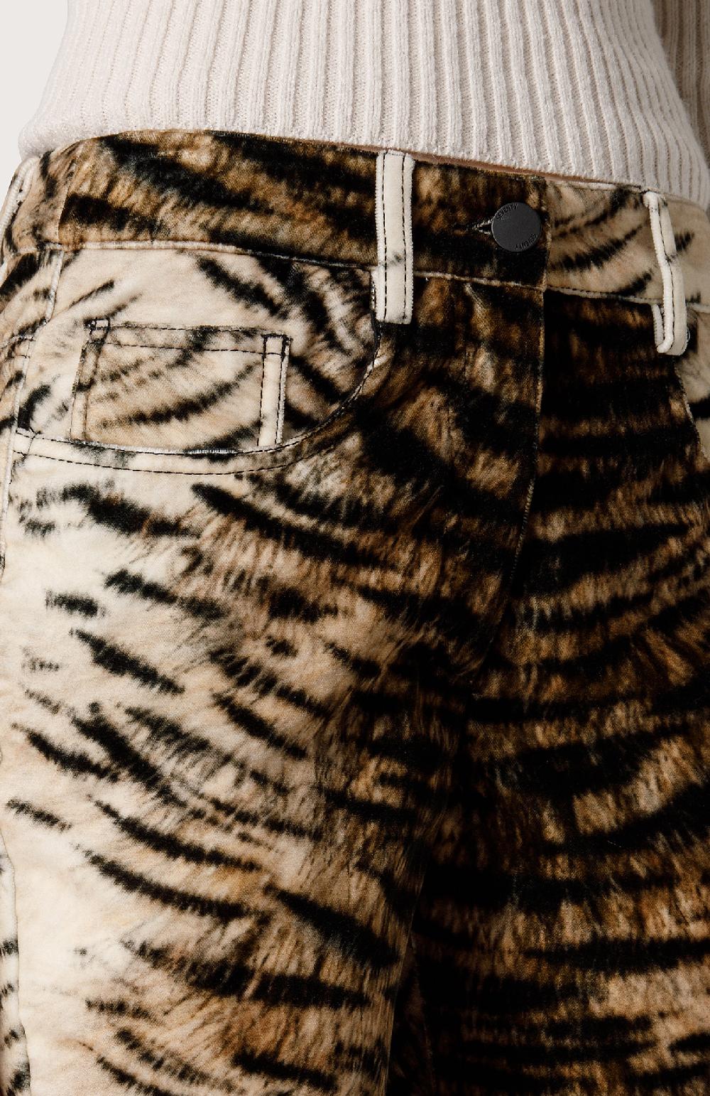 Seventy Pantalone 5 Tasche Animalier - Col. Neutro