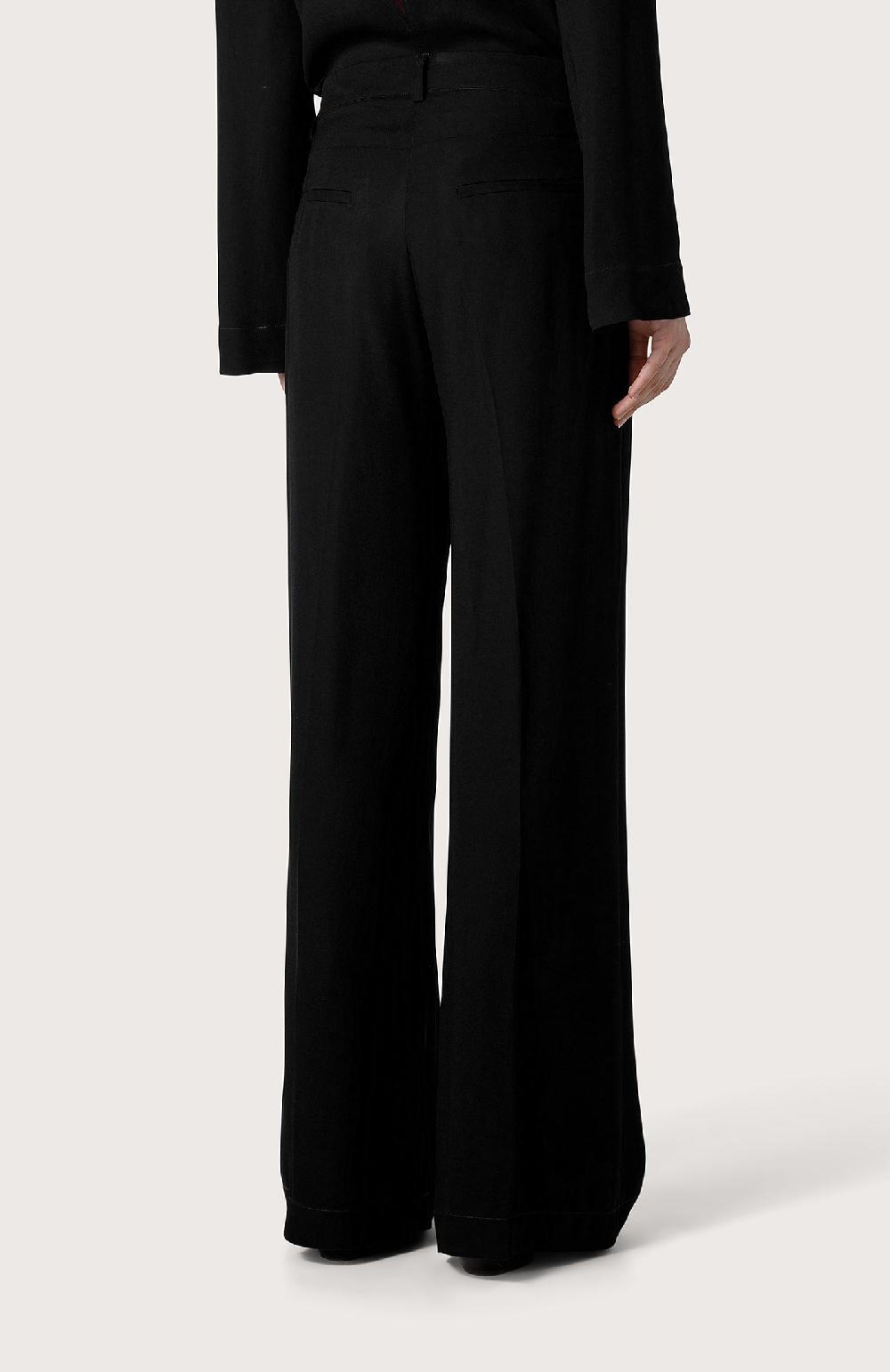 Seventy Pantalone A Vita Alta - Col. Nero