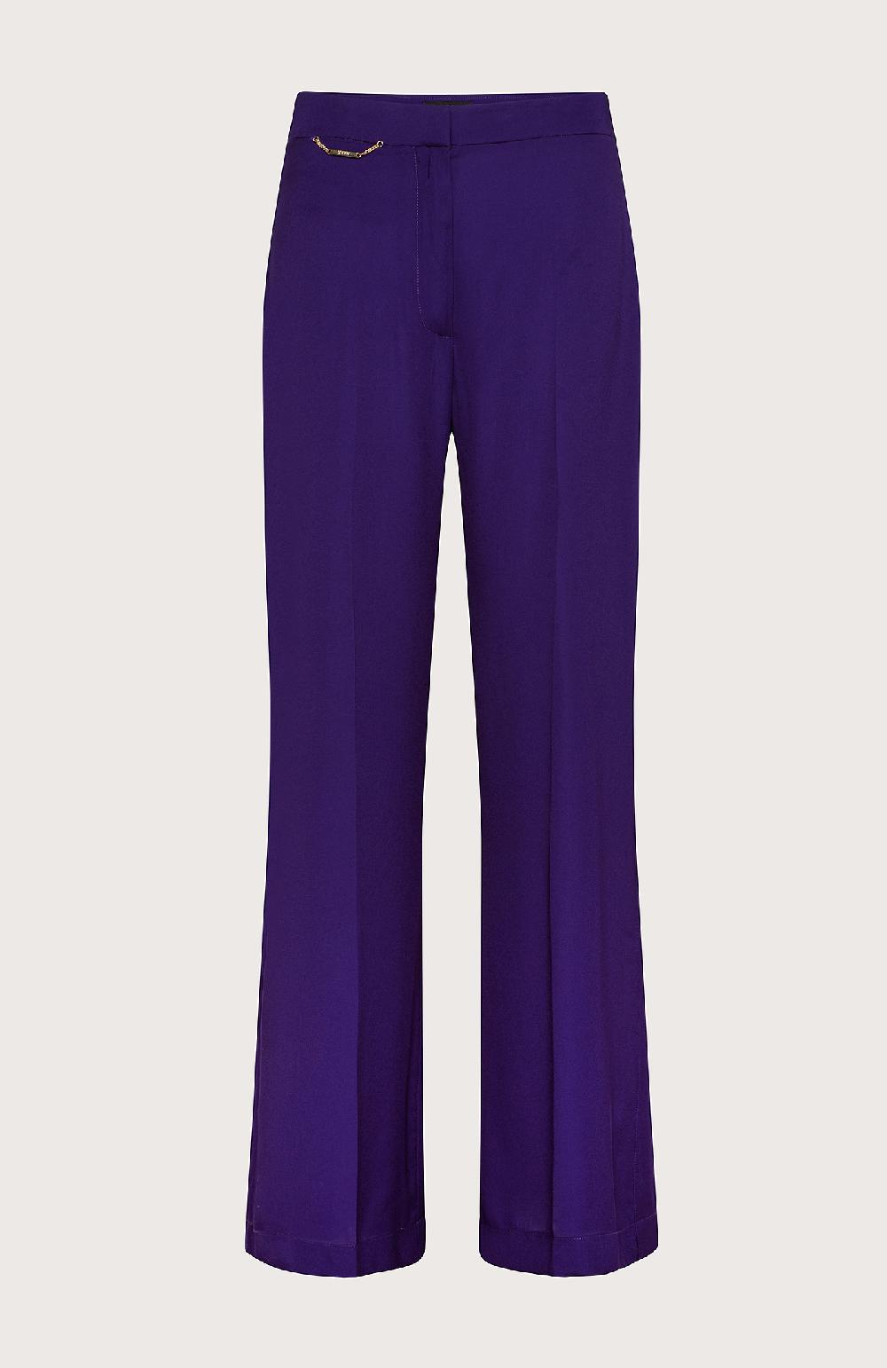 Seventy Pantalone a vita alta - Col. Viola