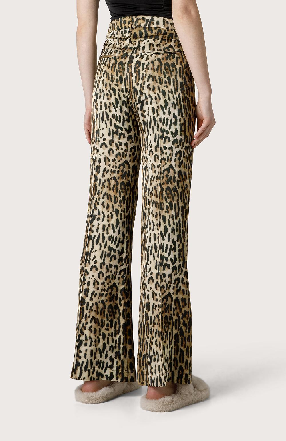 Seventy Pantalone A Vita Alta In Raso - Col. Neutro