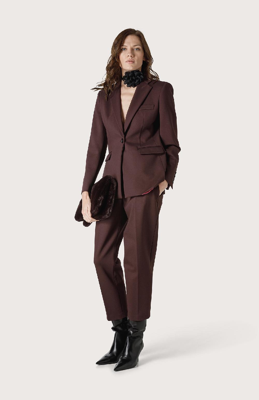 Seventy Pantalone Chino Con Gamba Carrot - Col. Viola