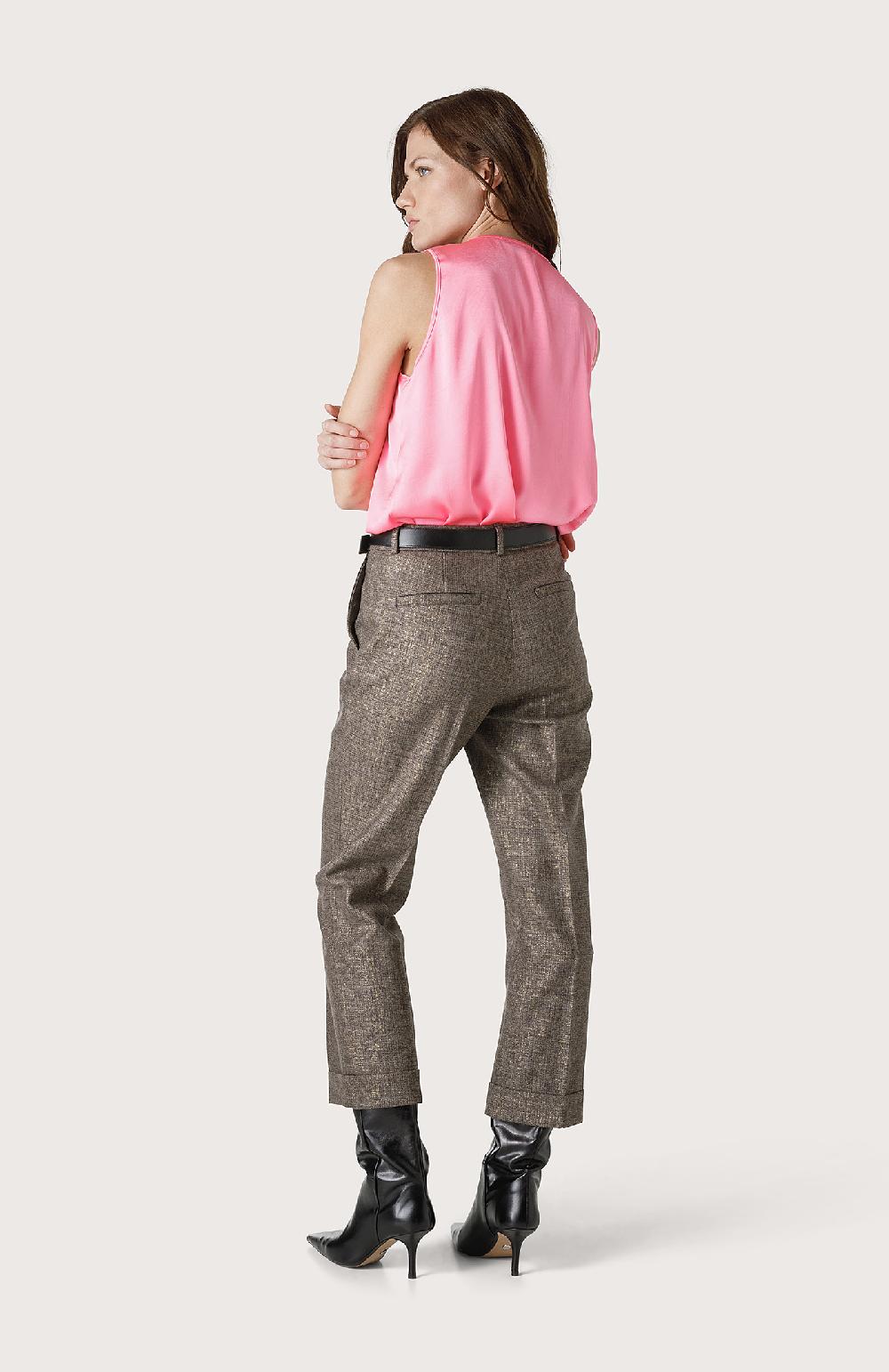 Seventy Pantalone Chino In Flanella - Col. Marrone