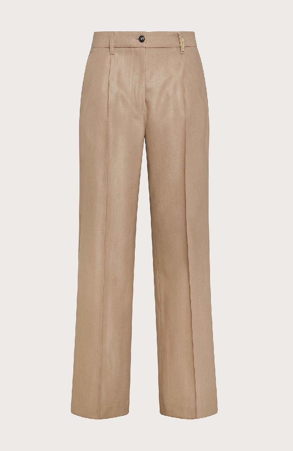 Seventy Pantalone Con Logo Dorato - Col. Neutro