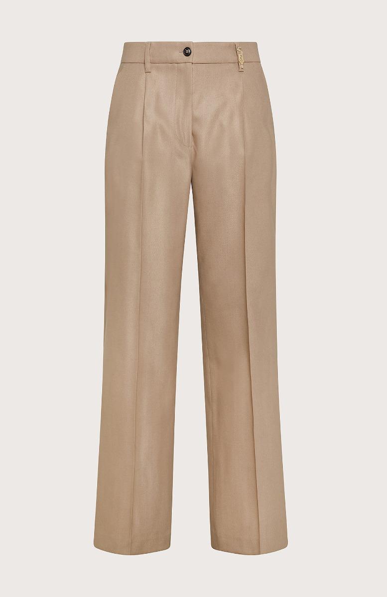 Seventy Pantalone Con Logo Dorato - Col. Neutro