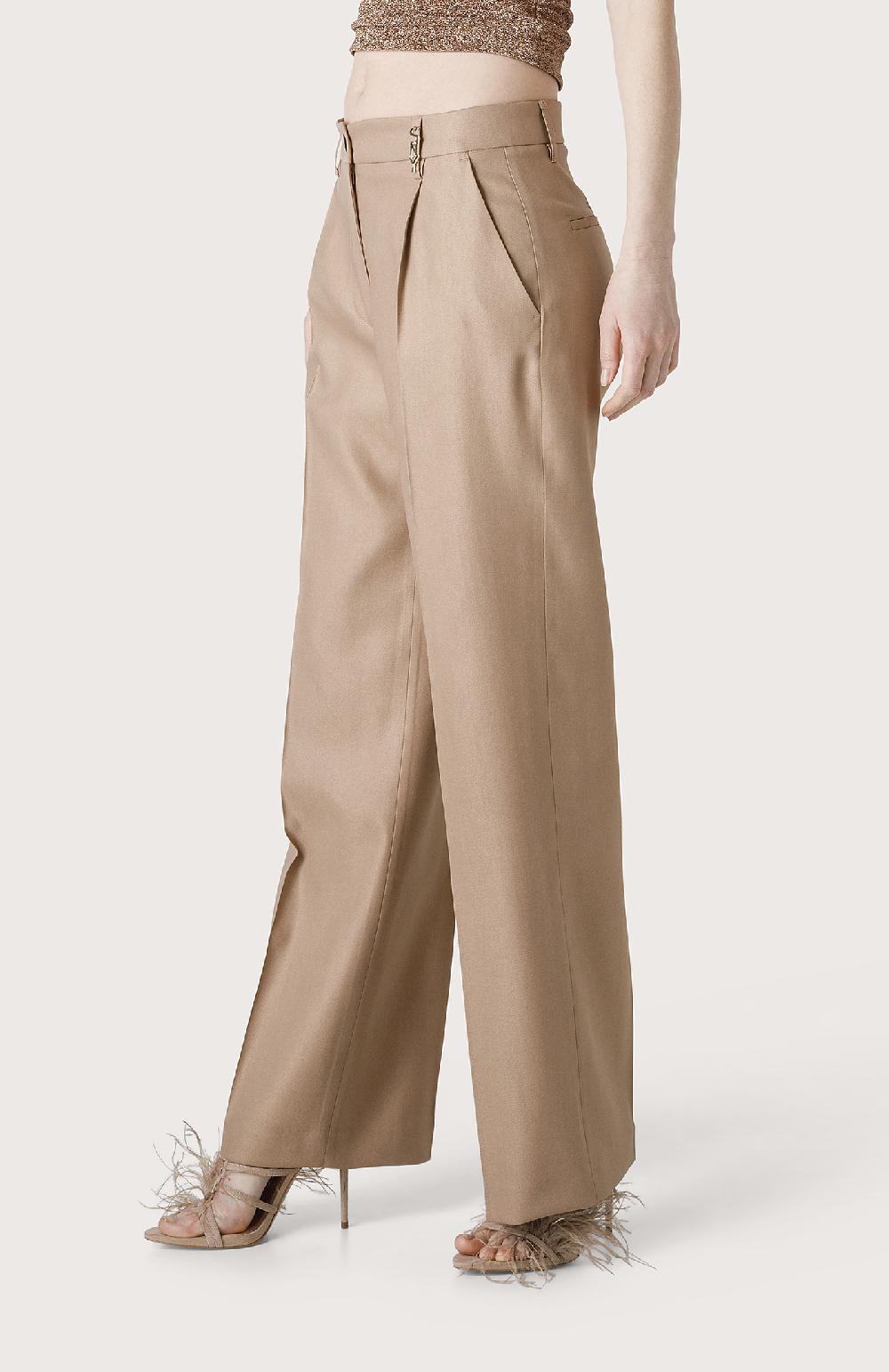 Seventy Pantalone Con Logo Dorato - Col. Neutro