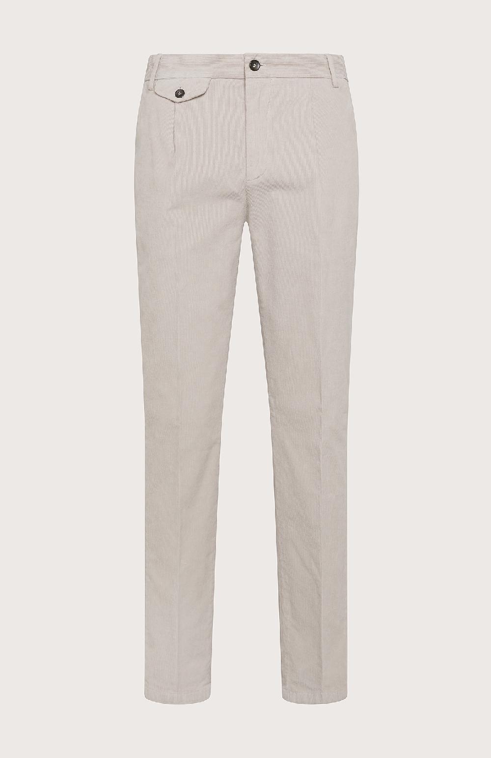 Seventy Pantalone Con Pence Unica - Col. Bianco