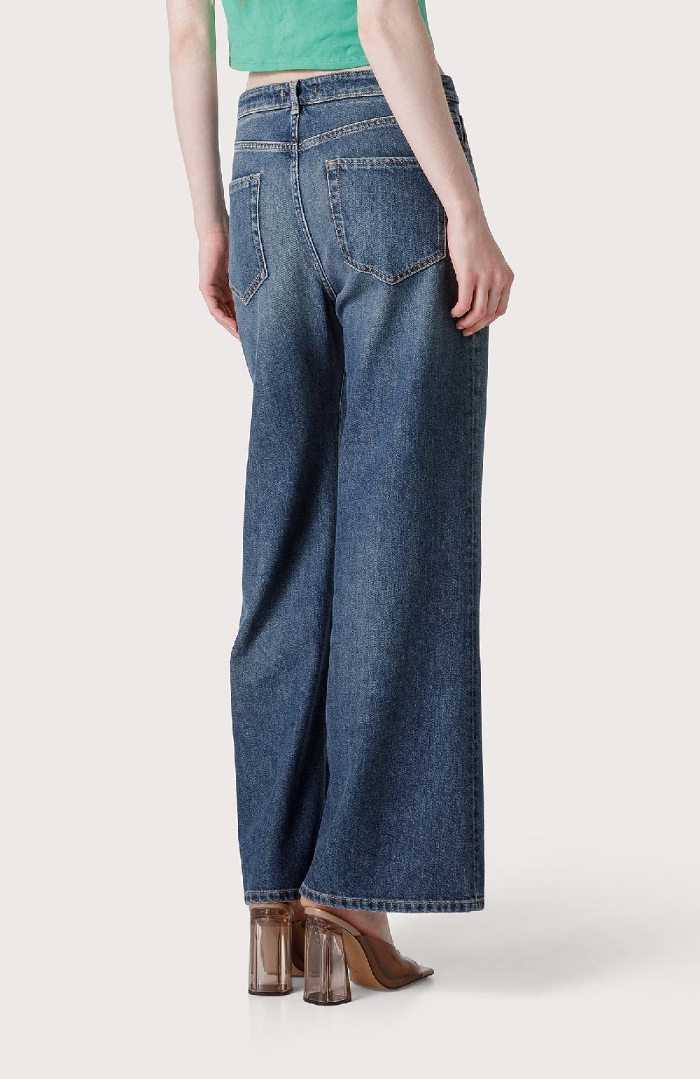 Seventy Pantalone Denim A Vita Alta - Col. Blu