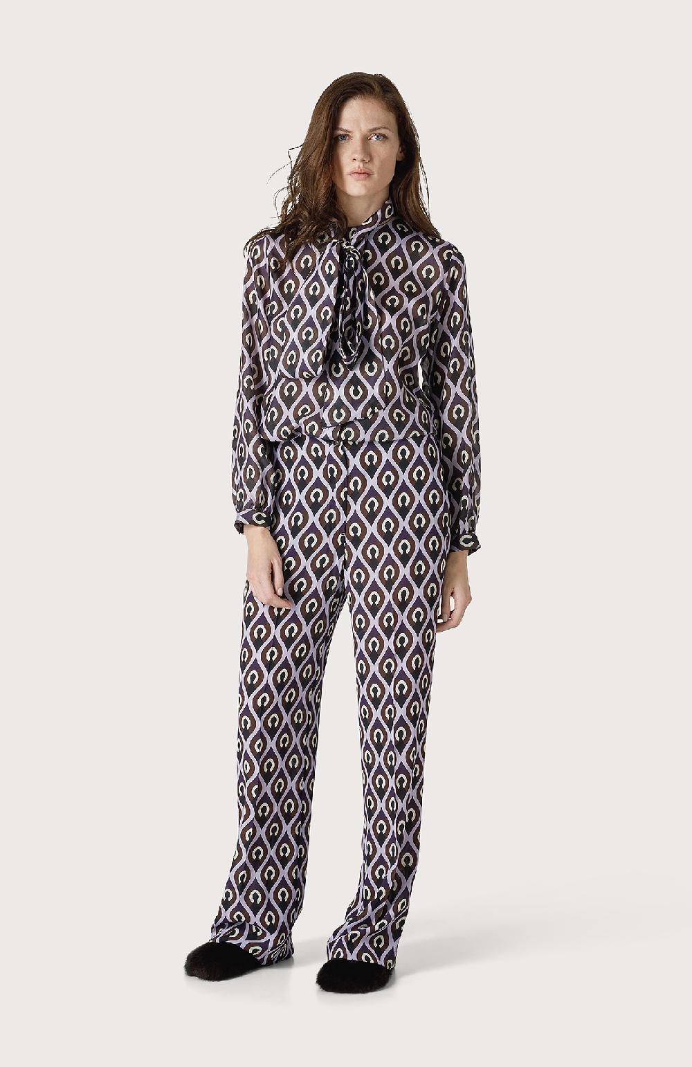 Seventy Pantalone Effetto Decò - Col. Viola