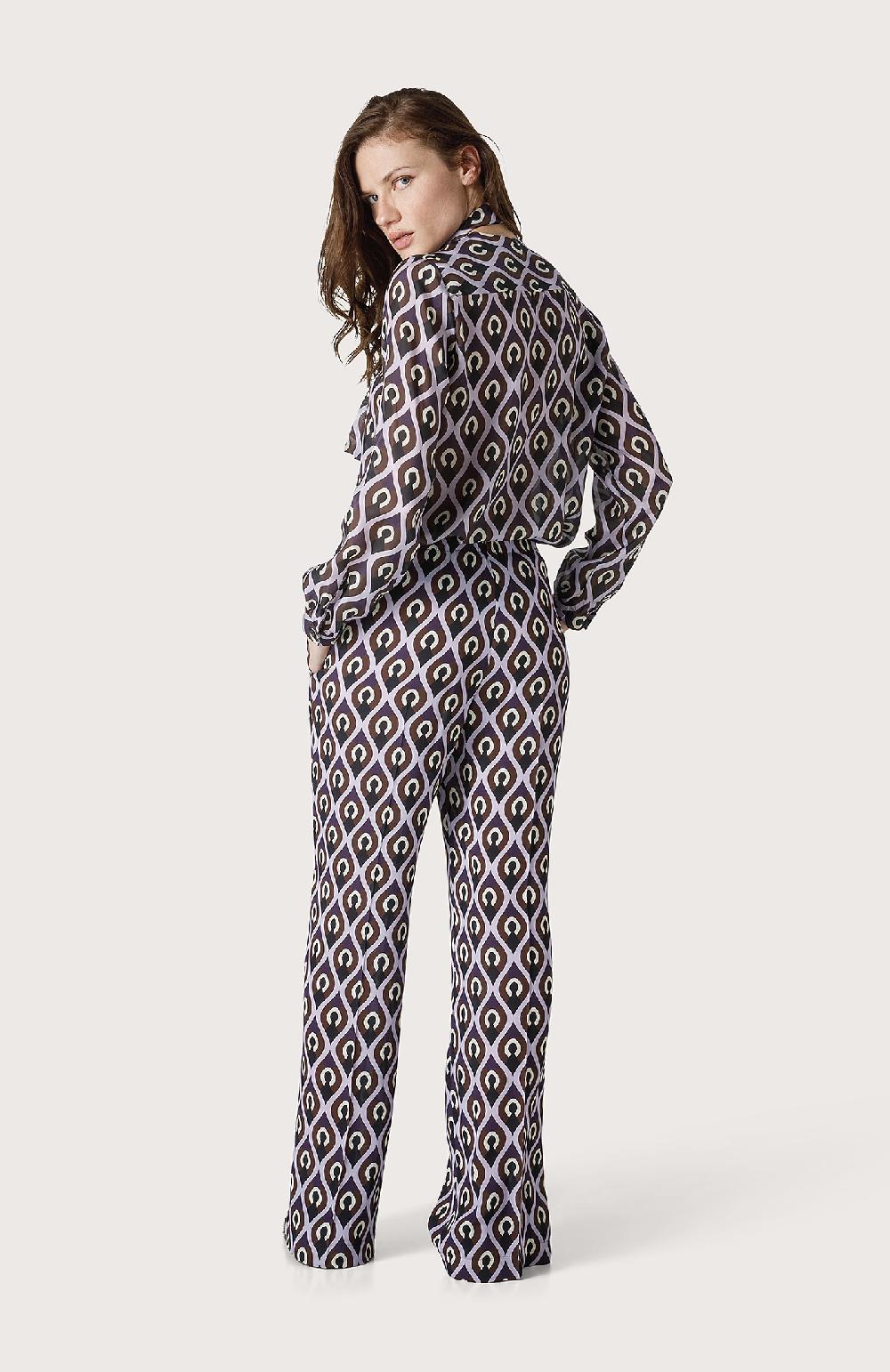 Seventy Pantalone Effetto Decò - Col. Viola