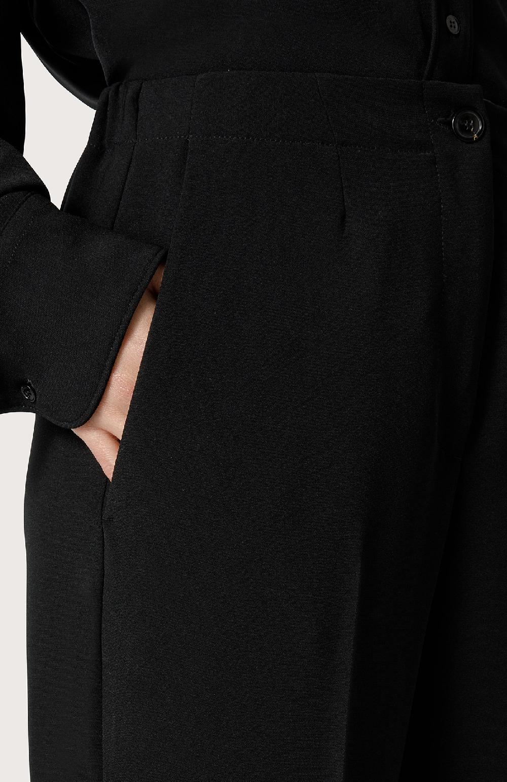 Seventy Pantalone In Cady Stretch - Col. Nero