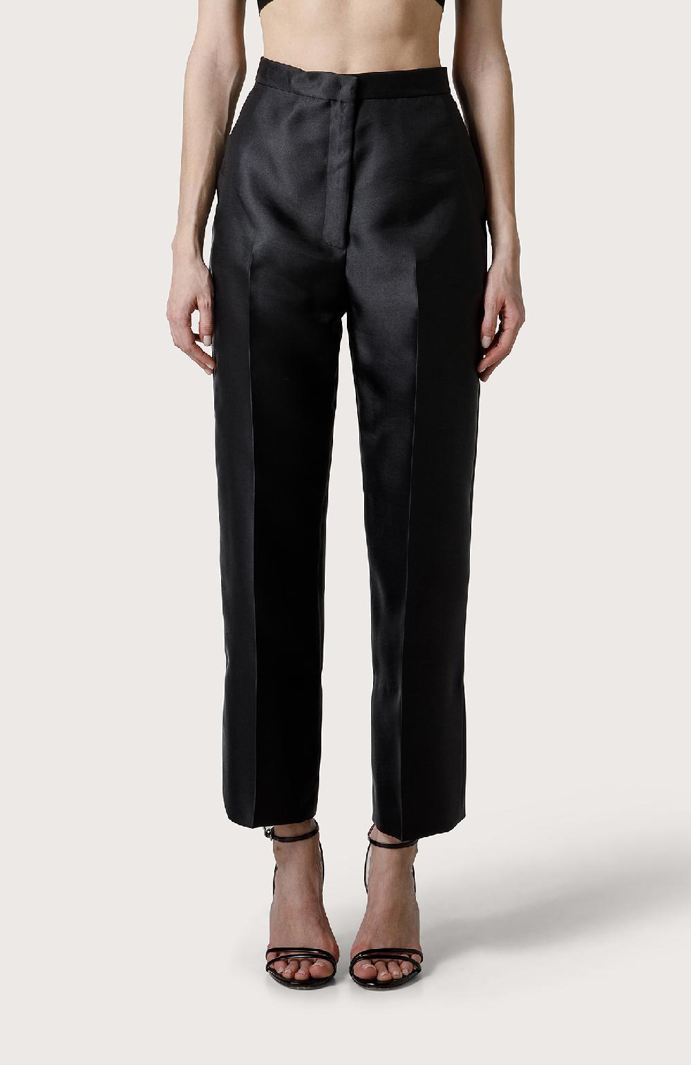 Seventy Pantalone In Duchesse - Col. Nero