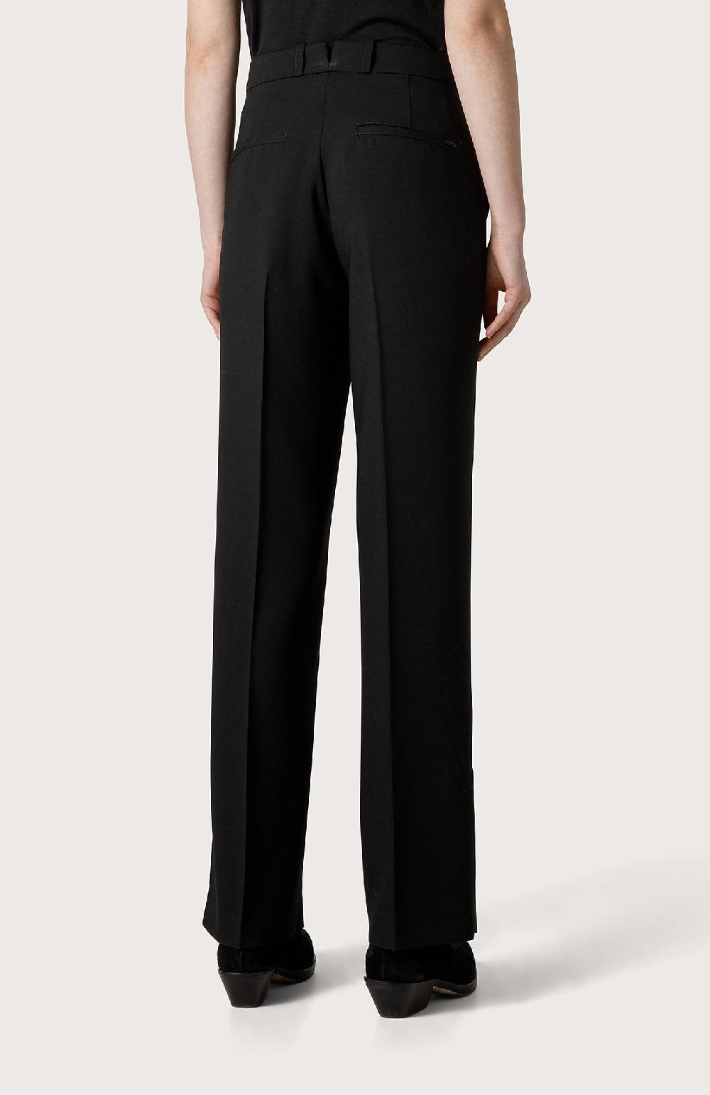 Seventy Pantalone In Fresco Di Lana - Col. Nero