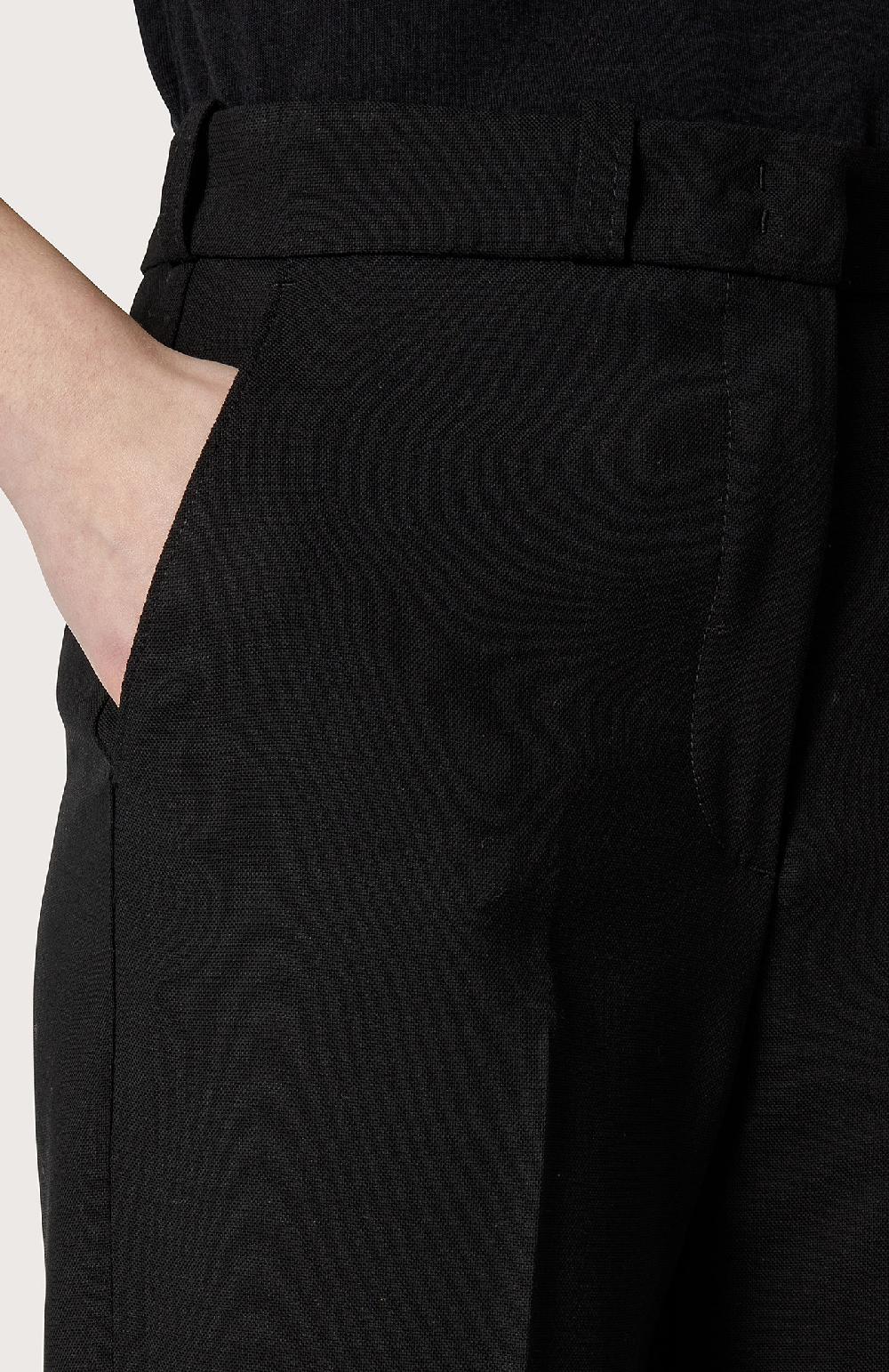 Seventy Pantalone In Fresco Di Lana - Col. Nero