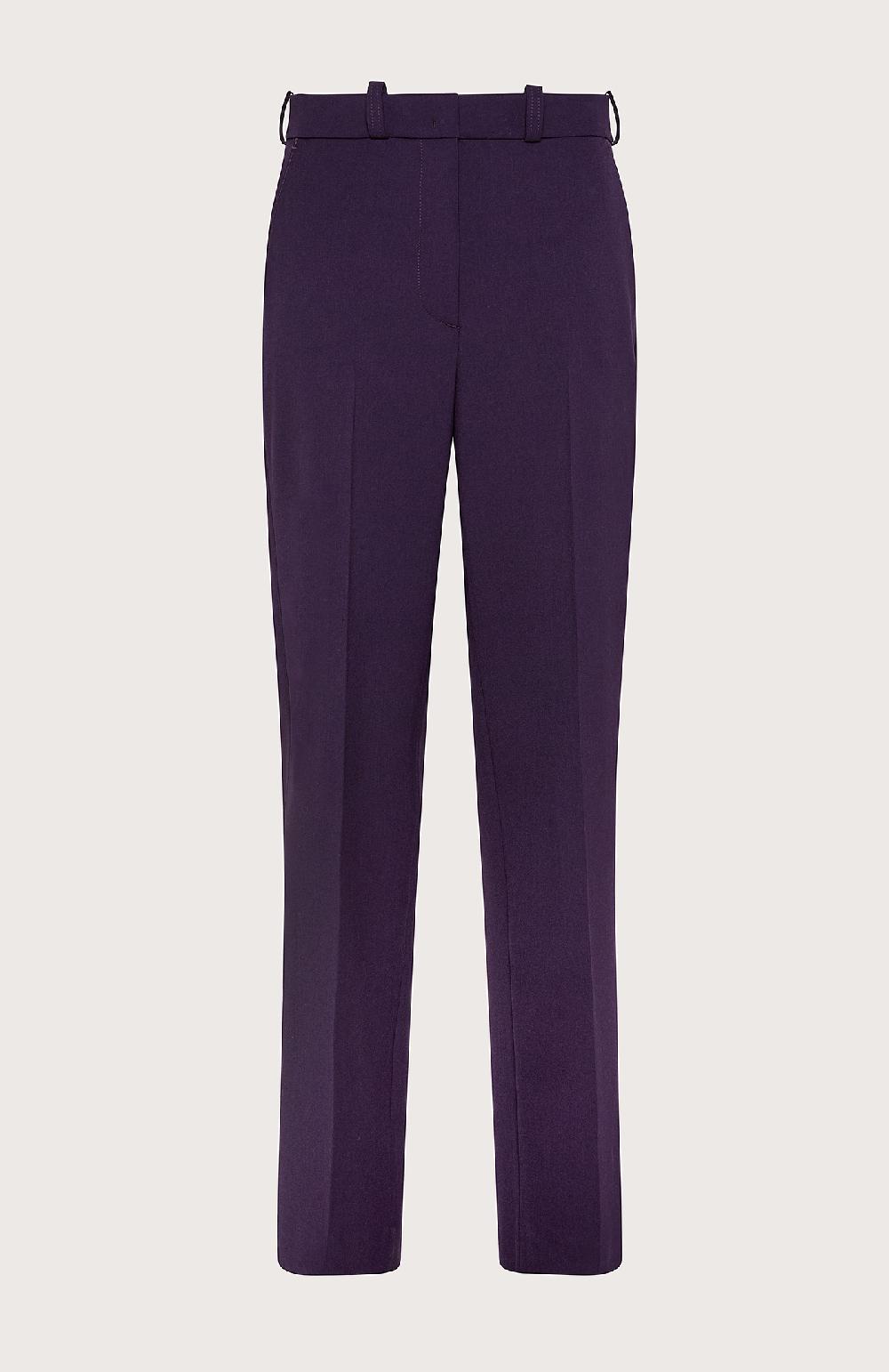 Seventy Pantalone in gabardina stretch - Col. Viola