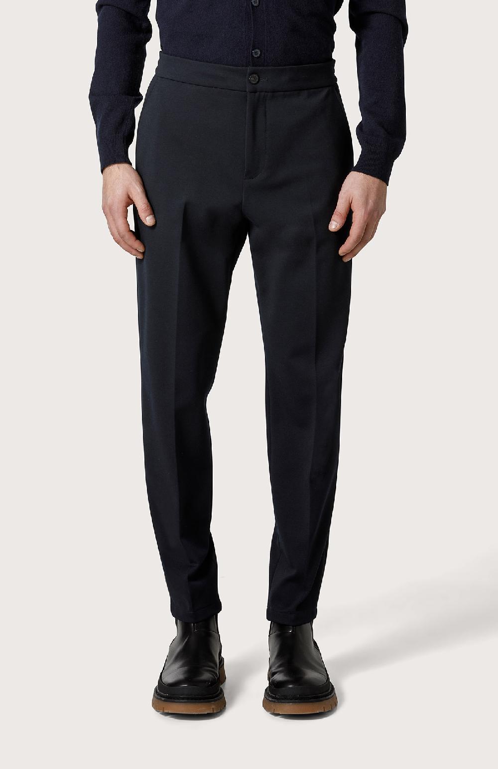 Seventy Pantalone In Jersey Compatto - Col. Blu