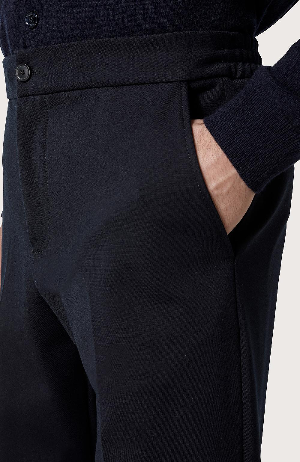 Seventy Pantalone In Jersey Compatto - Col. Blu