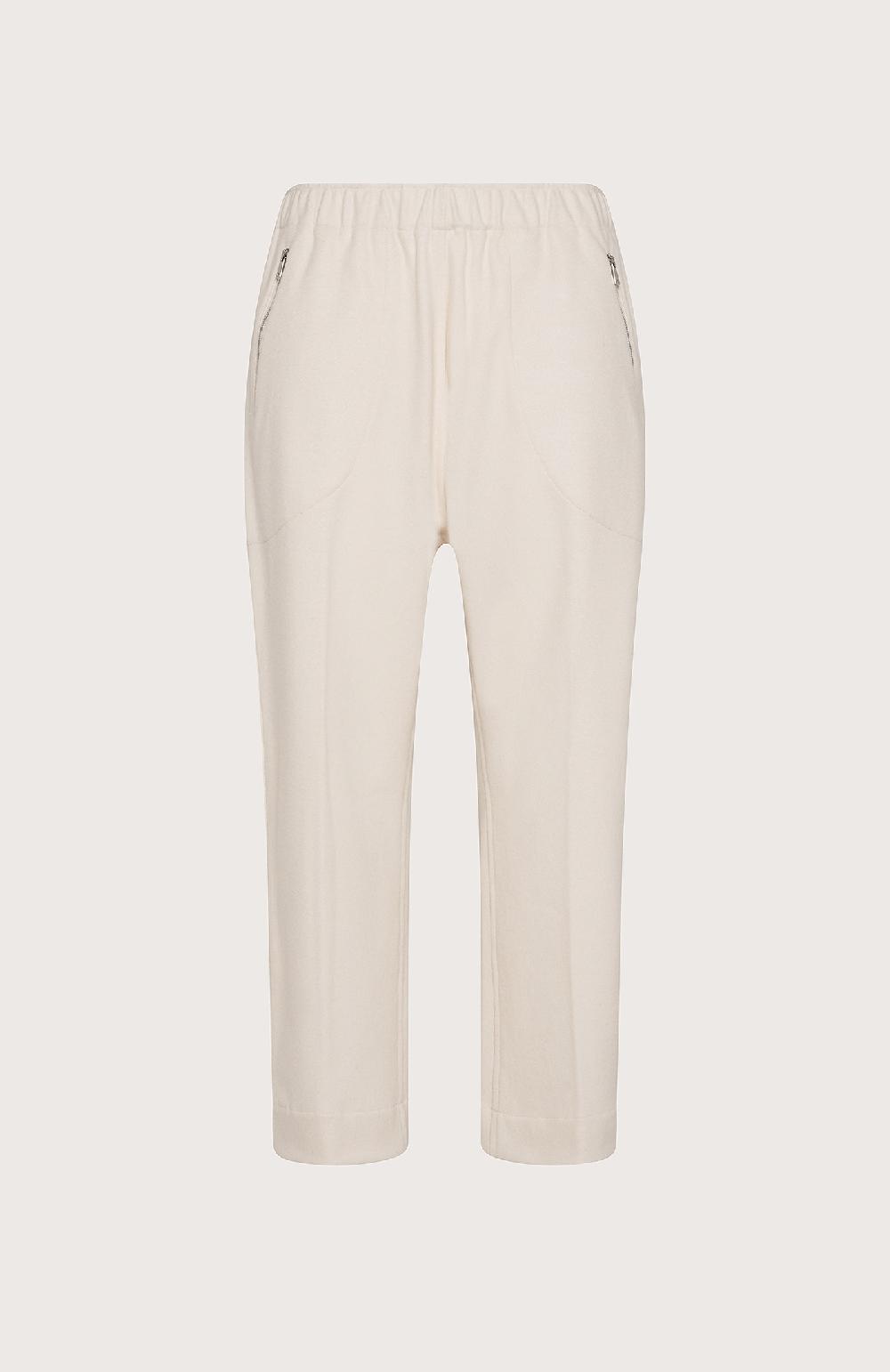 Seventy Pantalone in panno di lana - Col. Bianco