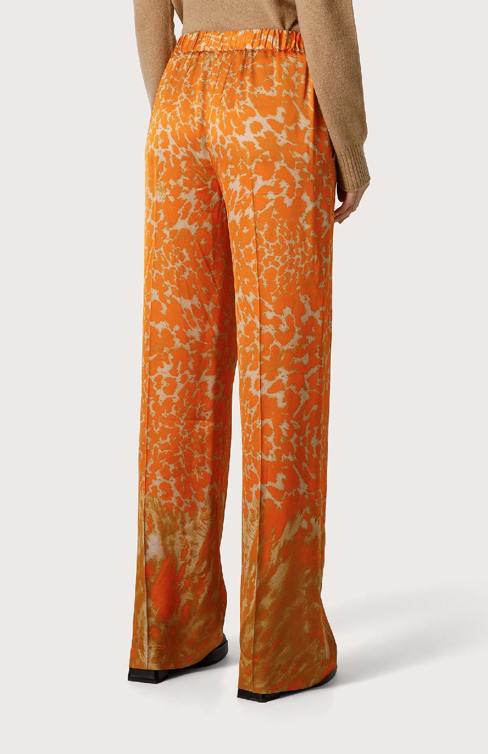 Seventy Pantalone In Raso - Col. Arancione