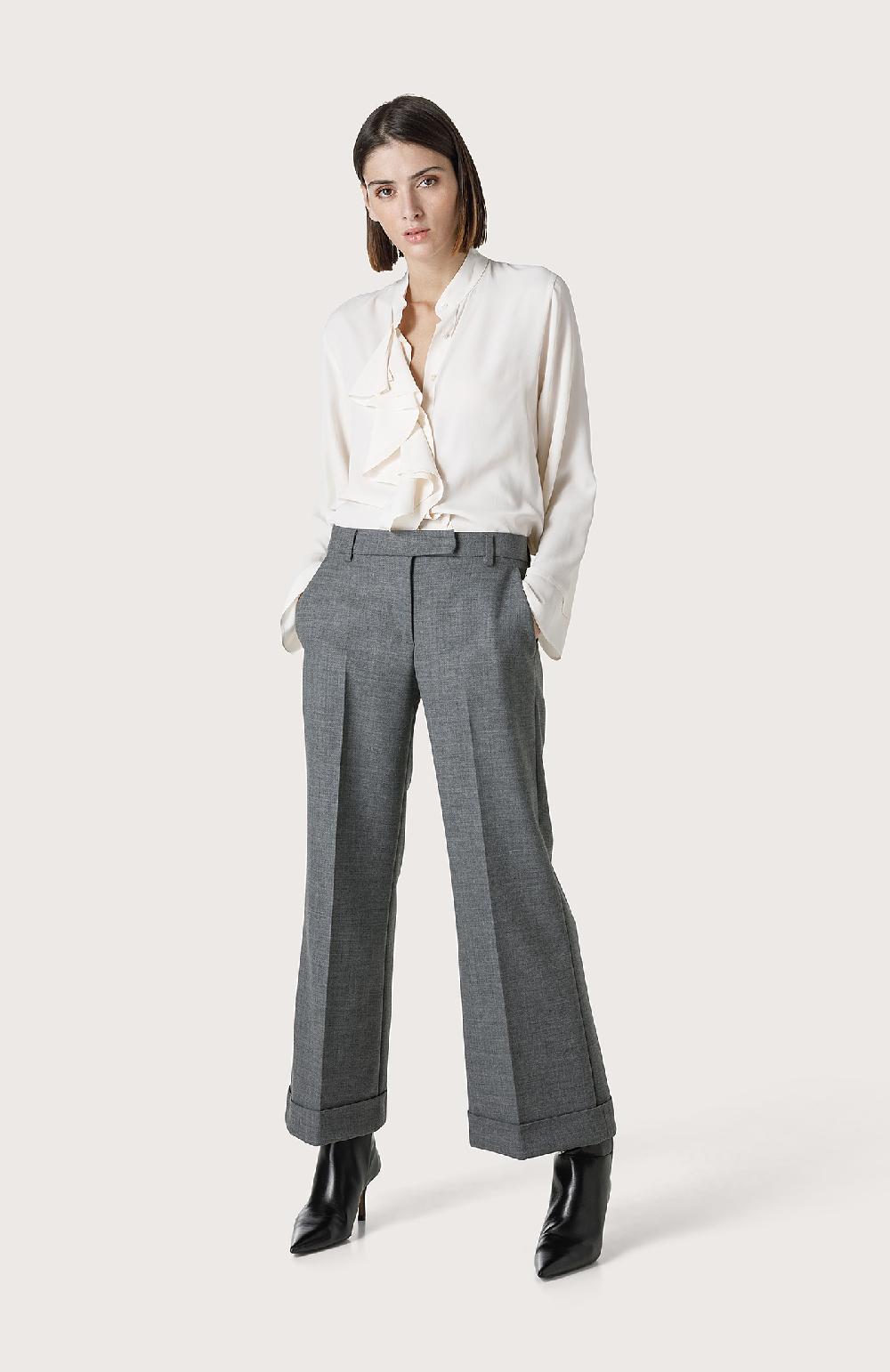 Seventy Pantalone Largo Svasato - Col. Grigio