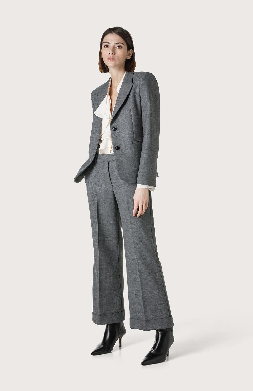 Seventy Pantalone Largo Svasato - Col. Grigio