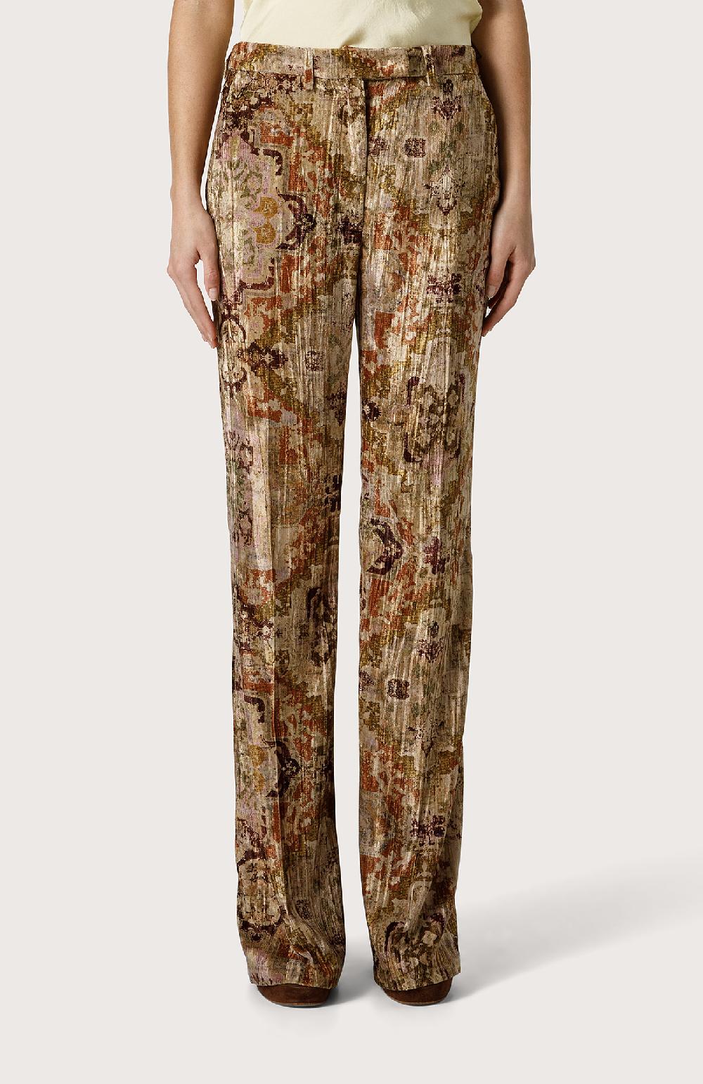 Seventy Pantalone Mini Flare In Velluto - Col. Neutro