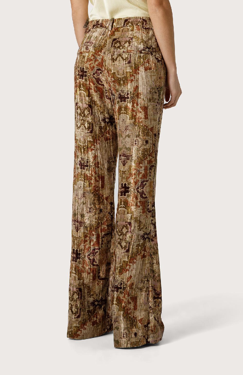 Seventy Pantalone Mini Flare In Velluto - Col. Neutro