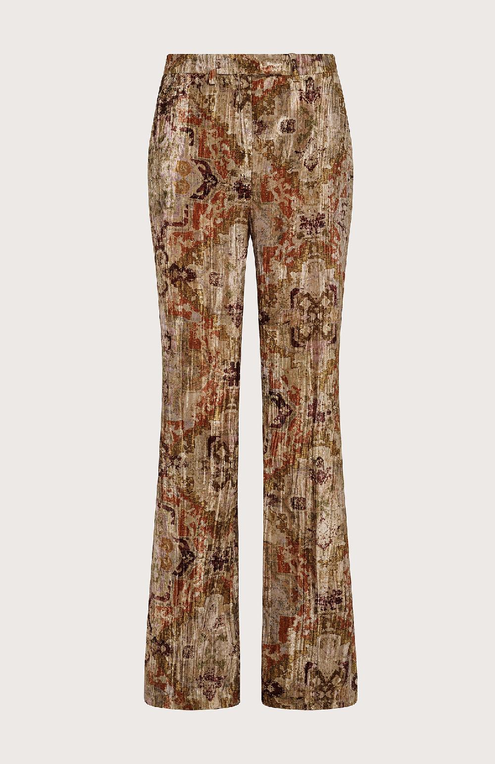 Seventy Pantalone mini flare in velluto - Col. Neutro