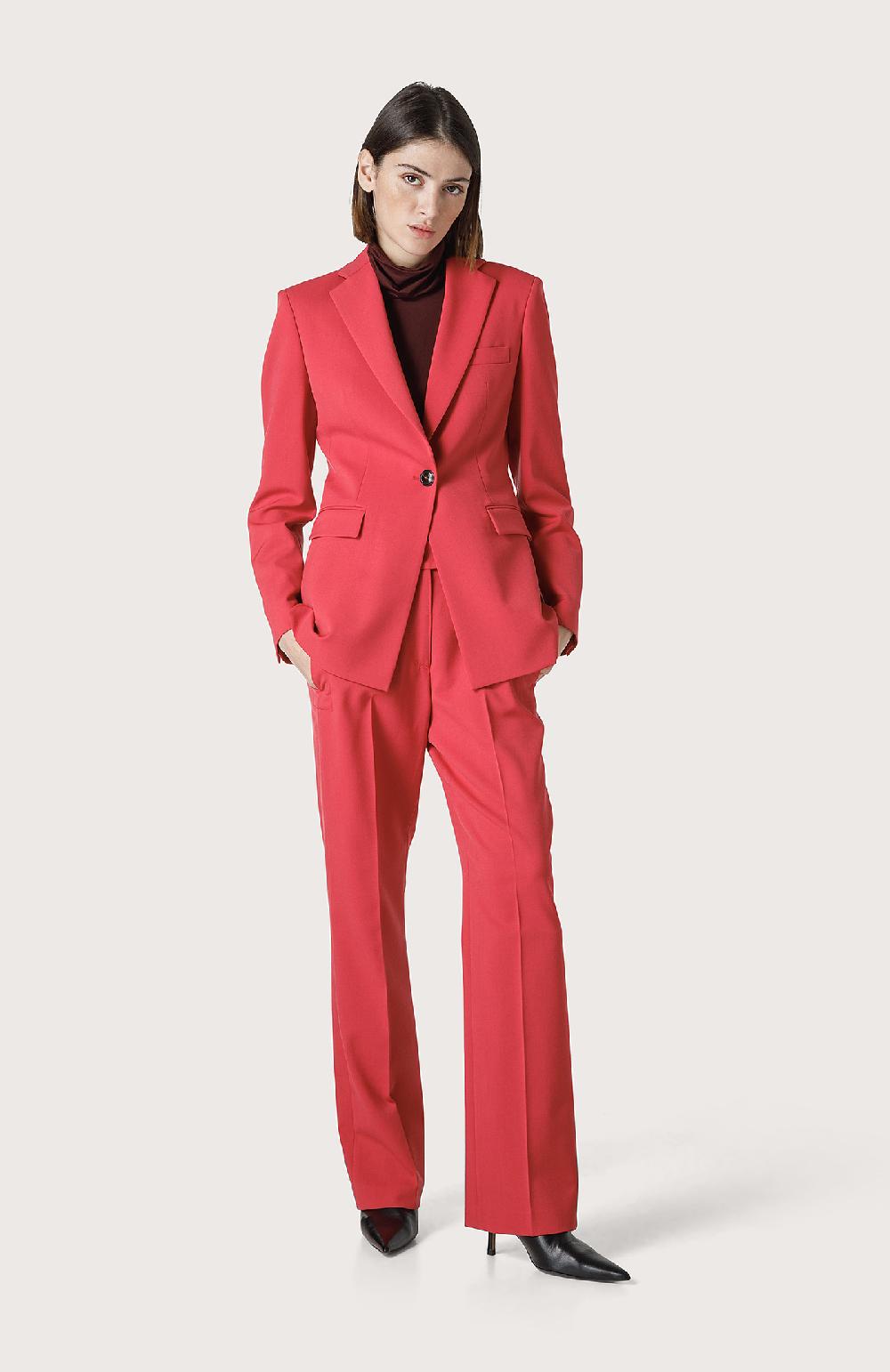 Seventy Pantalone Palazzo A Vita Alta - Col. Rosa