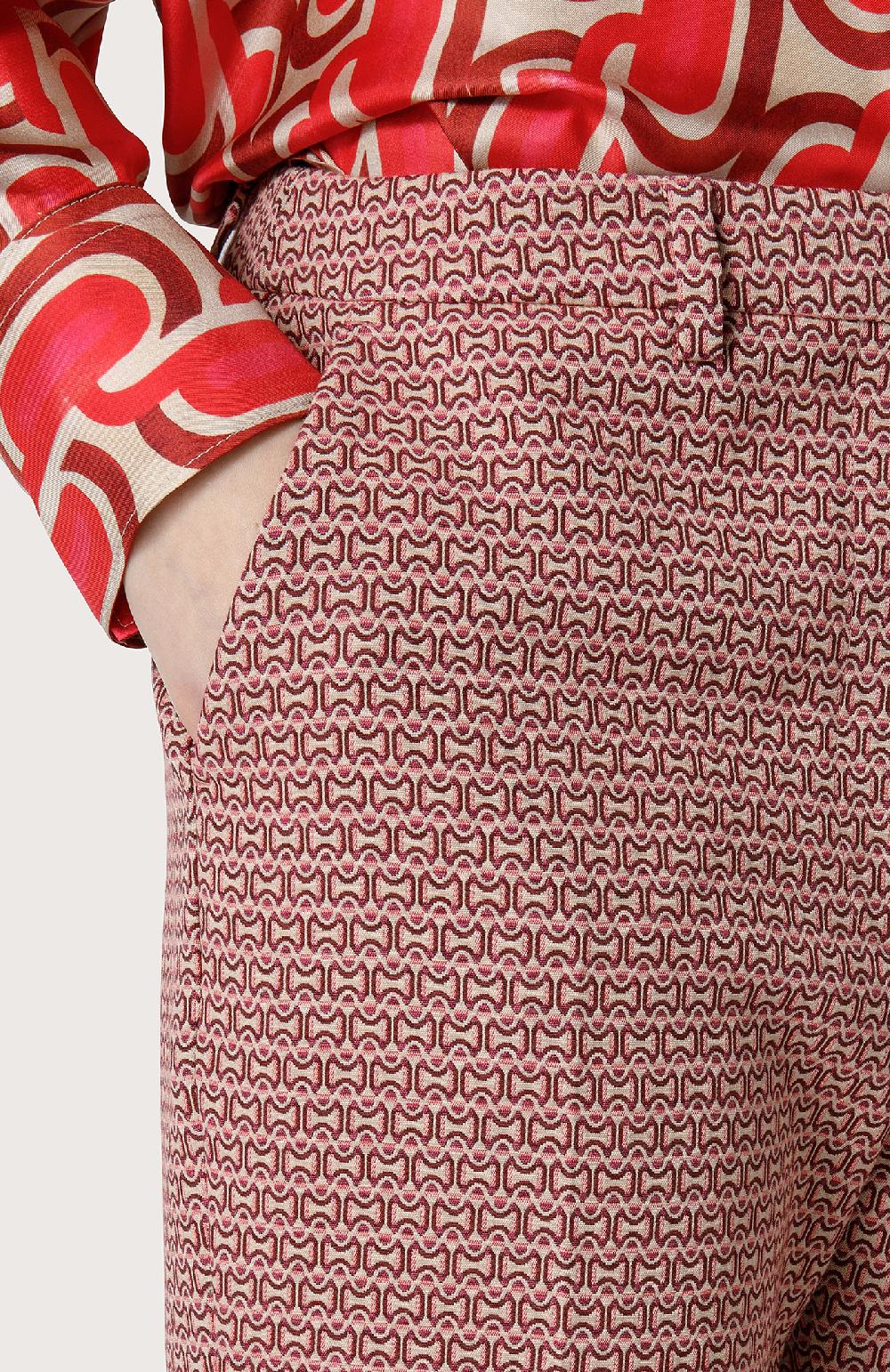 Seventy Pantalone Stretch Mini Flare - Col. Rosa