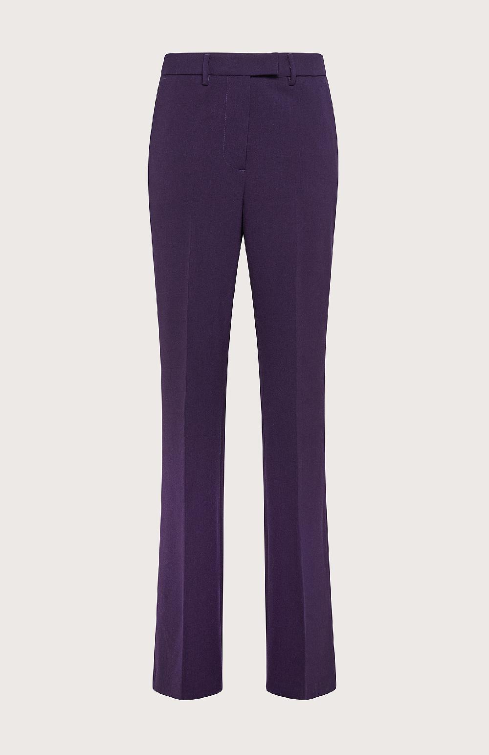 Seventy Pantalone Stretch Mini Flare - Col. Viola