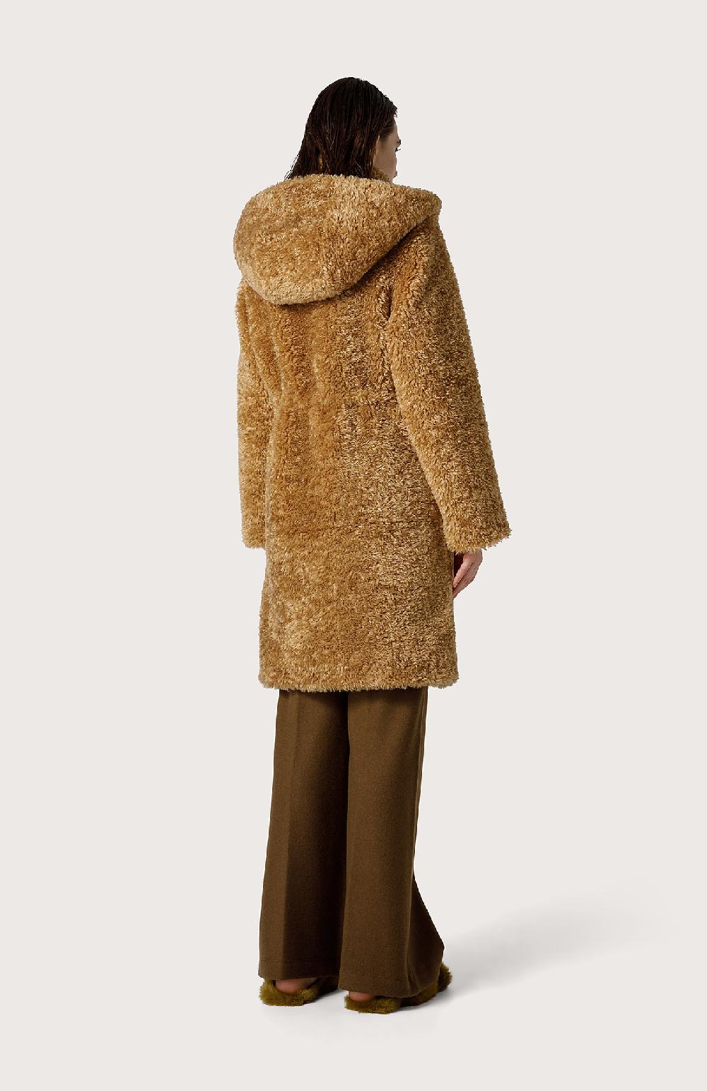 Seventy Parka In Eco Pelliccia - Col. Neutro