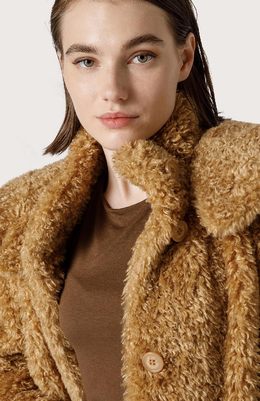 Seventy Parka In Eco Pelliccia - Col. Neutro