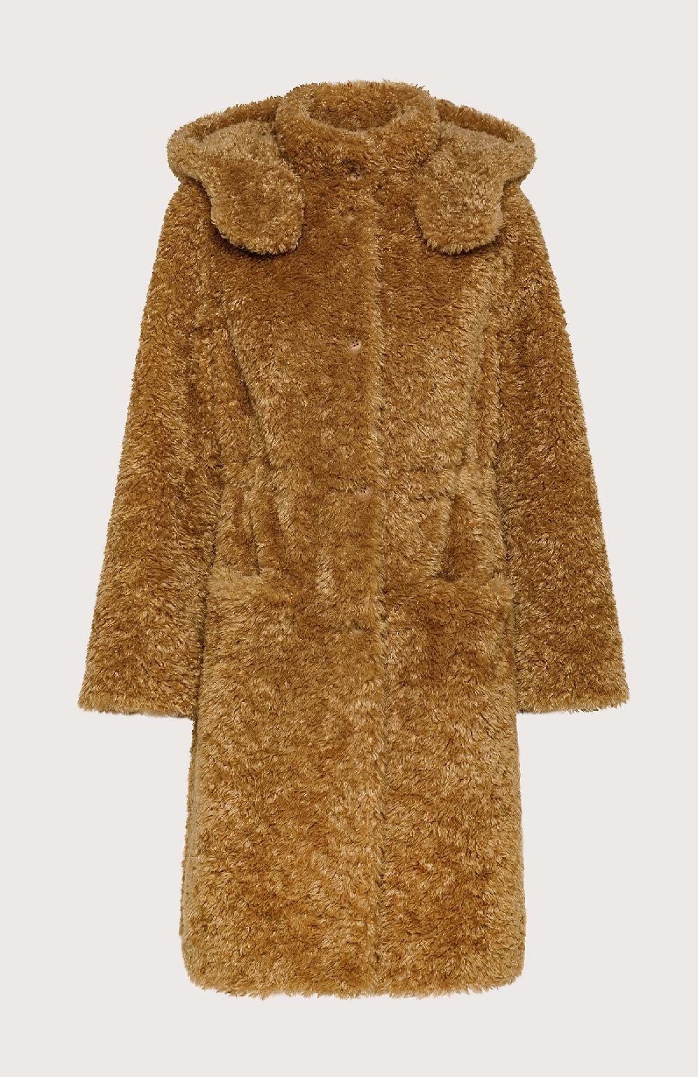 Seventy Parka in eco pelliccia - Col. Neutro