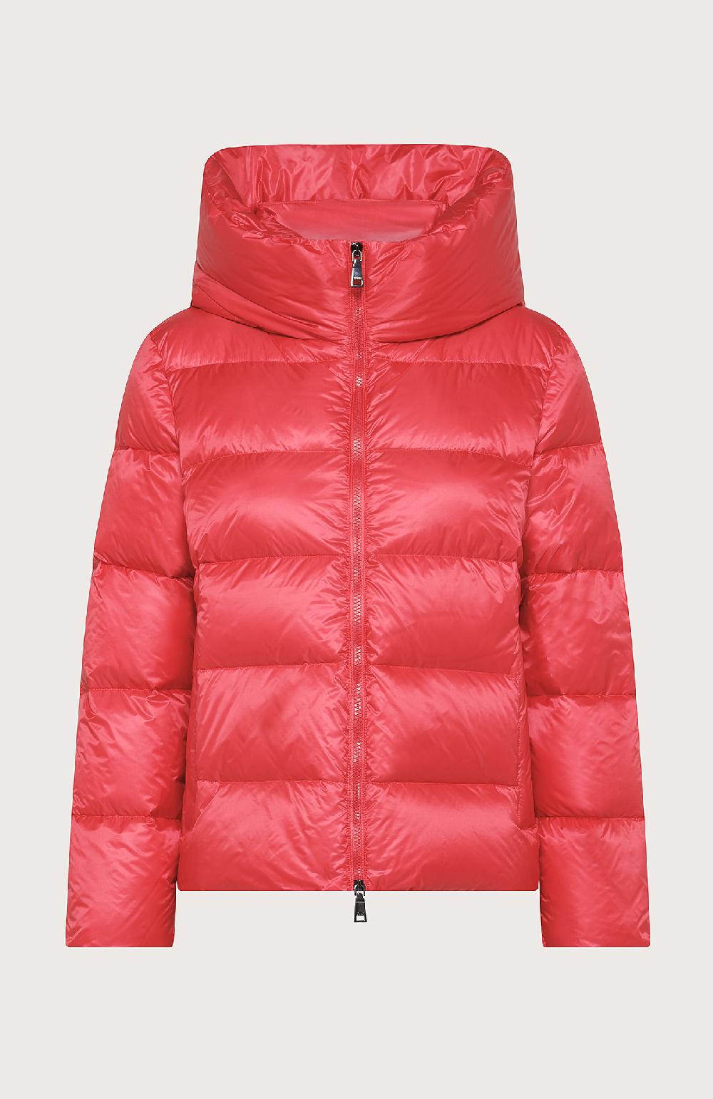 Seventy Piumino con maxi collo - Col. Rosso