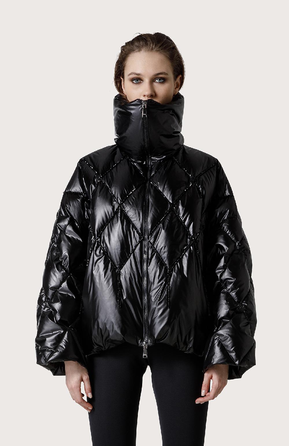 Seventy Piumino Con Ricami - Col. Nero