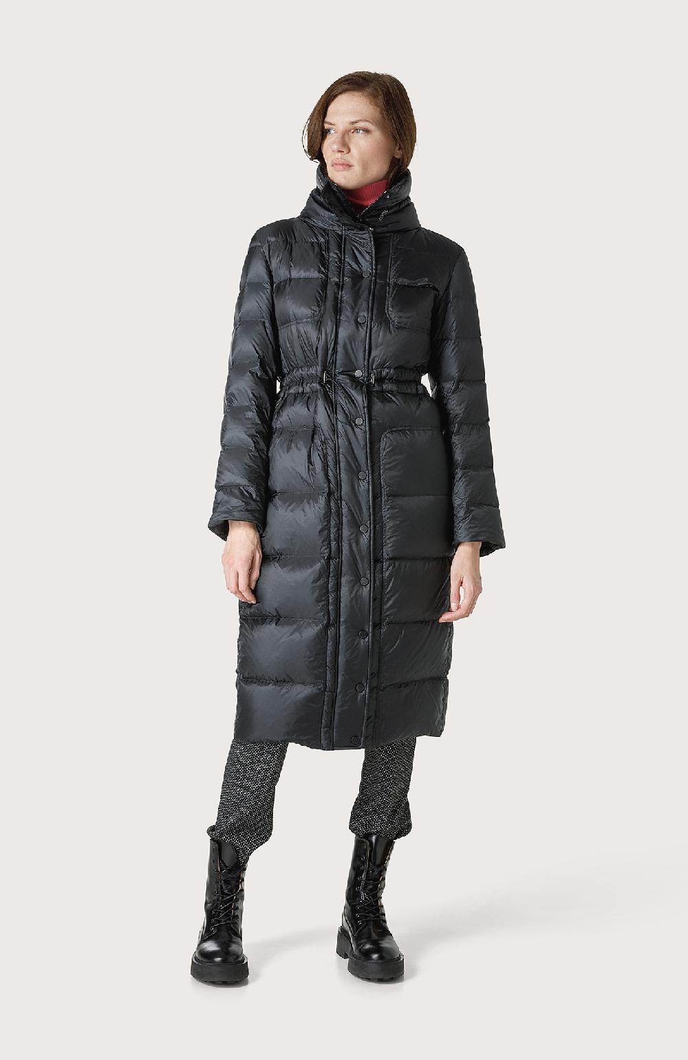 Seventy Piumino Lungo Abbottonato - Col. Nero